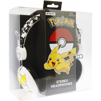 otl technologies Tween Kids Earphone Pokemon Pikachu Japanese Black Teen Stereo Headphones  5055371621076