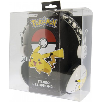 otl technologies Tween Kids Earphone Pokemon Pikachu Japanese Black Teen Stereo Headphones  5055371621076