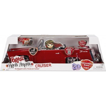 Giochi Preziosi Bratz Rock Angelz 20 Yearz Special Edition Cruiser-Convertible Car With Working Doors, Trunk, Lights, Seat Belts
