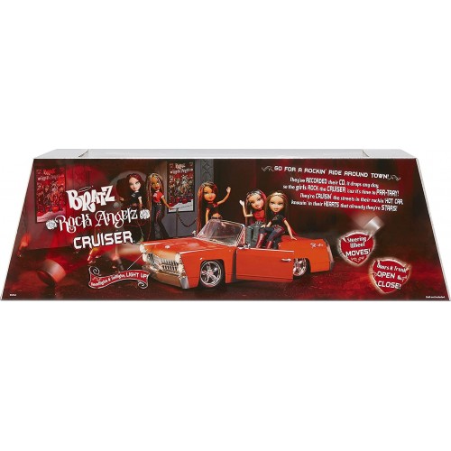 Giochi Preziosi Bratz Rock Angelz 20 Ετών Ειδική Έκδοση Cruiser Αυτοκίνητο Με Πόρτες, Φώτα, Ζώνες Ασφαλείας, 577829EUC 035051577