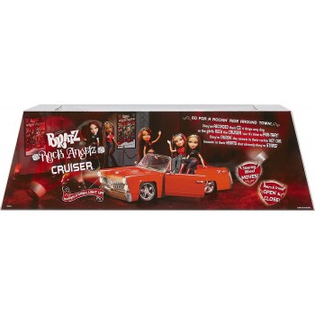 Giochi Preziosi Bratz Rock Angelz 20 Ετών Ειδική Έκδοση Cruiser Αυτοκίνητο Με Πόρτες, Φώτα, Ζώνες Ασφαλείας, 577829EUC 035051577