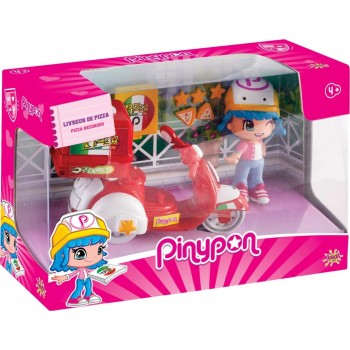 Giochi Preziosi Pinypon Pizza Bike With 1 Pinypon Figure, For Boys And Girls Ages 4 To 8 Famous  Assorted Colour/Model 700014911