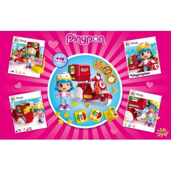 Giochi Preziosi Pinypon Pizza Bike Με 1 Pinypon 700014911 8410779065810
