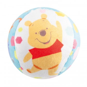 John Soft Ball 100mm Winnie The Pooh with Velvet Texture  52854V 4006149528548