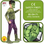 Rubies Official Marvel Avengers Hulk Classic Childs Costume, Kids Superhero Fancy Dress 702025M 883028412327