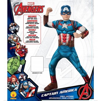 Rubies Official Marvel Avengers Captain America Classic 702563S 883028442133
