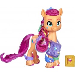 Hasbro My Little Pony A New Generation Rainbow Reveal Sunny Starscout - 6-Inch Orange Pony, 17 Accessories F1794 5010993837045