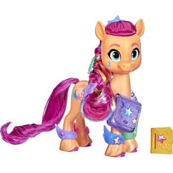 Hasbro My Little Pony A New Generation Rainbow Reveal Sunny Starscout - 6-Inch Orange Pony, 17 Accessories F1794 5010993837045