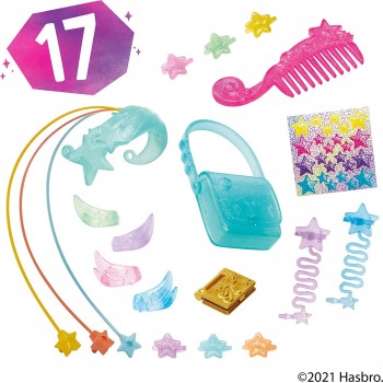 Hasbro My Little Pony A New Generation Rainbow Reveal Sunny Starscout - 6-Inch Orange Pony, 17 Accessories F1794 5010993837045