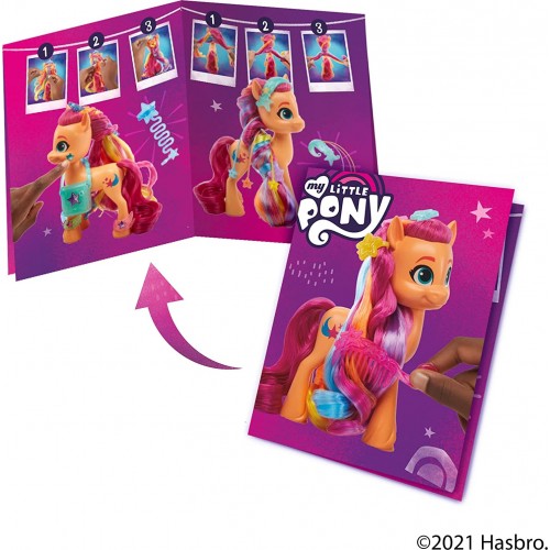 Hasbro My Little Pony A New Generation Rainbow Reveal Sunny Starscout - 6-Inch Orange Pony, 17 Accessories F1794 5010993837045