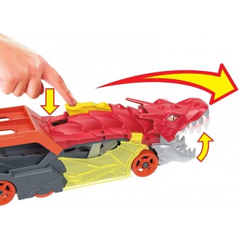 Mattel Hot Wheels Dragon Launch Transporter Νταλίκα Δράκος GTK42 887961916386