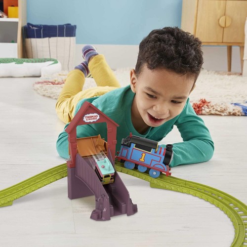 Mattel Thomas And Friends Fix Em Up Train And Track Set With Motorized Engine HDY58 194735035465
