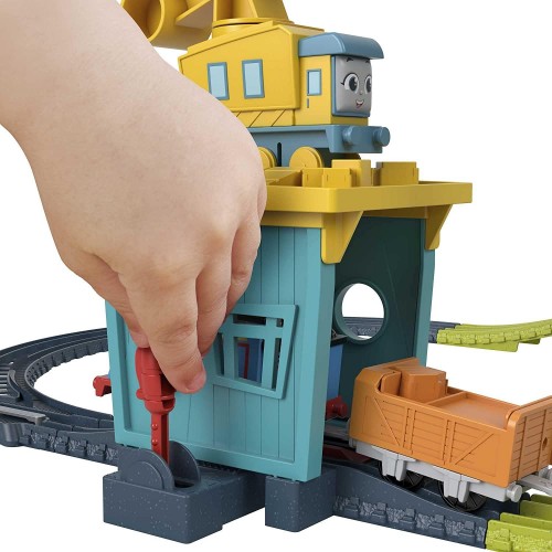 Mattel Thomas And Friends Fix Em Up Train And Track Set With Motorized Engine HDY58 194735035465