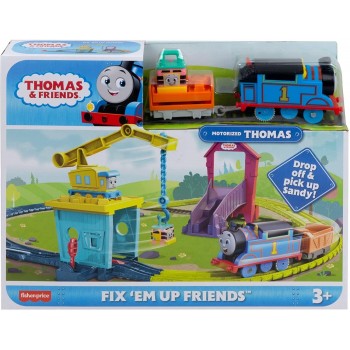 Mattel Thomas And Friends Fix Em Up Train And Track Set With Motorized Engine HDY58 194735035465