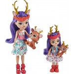 Mattel Enchantimals Μίνι Κούκλες & Συλλογές Κούκλα Και Αδελφάκι Danessa Deer, Sprint, Danetta Deer & Fleet HCF79 / HCF80 1947350