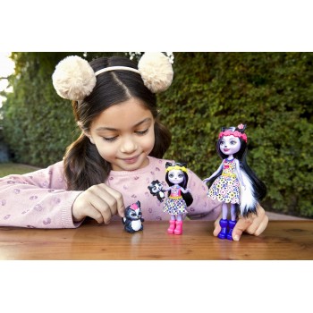 Mattel Enchantimals Sage Skunk, Caper Sabella Skunk & Stiper HCF79 / HCF82 194735008995