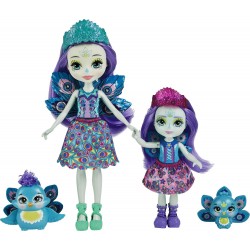 Mattel Enchantimals Patter Peacock, Flap Piera Peacock & Feather HCF79 / HCF83 194735009039