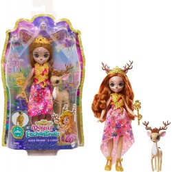 Mattel Royal Enchantimals Queen Daviana Doll 8-In & Grassy Deer Figure, Fashions And Accessories GYJ11 / GYJ12 887961972719