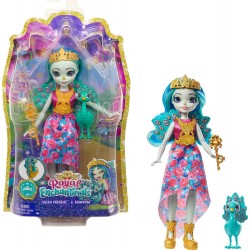 Mattel Royal Enchantimals Queen Paradise Doll 8-In & Rainbow Peacock Figure, Fashions And Accessories GYJ11 / GYJ14 887961972726