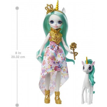 Mattel Royal Enchantimals Queen Unity Doll 8-In & Stepper Unicorn Μεγάλη Κούκλα Με Αξεσουάρ GYJ11 / GYJ13 887961972733