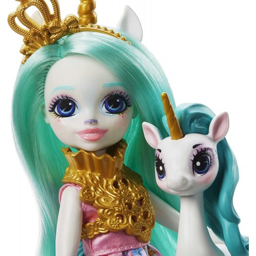 Mattel Royal Enchantimals Queen Unity Doll 8-In & Stepper Unicorn, Fashions And Accessories GYJ11 / GYJ13 887961972733