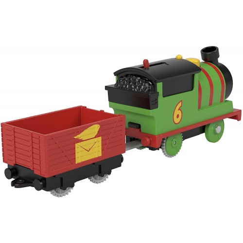 Mattel Thomas & Friends Percy Motorized Toy Train Engine For Preschool Kids Ages 3 Years And Older HFX96 / HDY60 194735035489