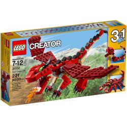 LEGO CREATOR Red Creatures Κόκκινα Πλάσματα 31032 5702015348119