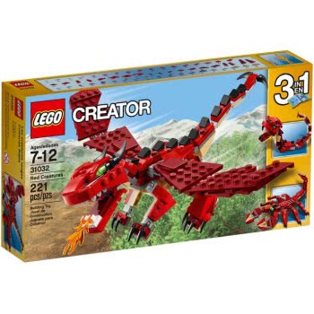 LEGO CREATOR Red Creatures Κόκκινα Πλάσματα 31032 5702015348119