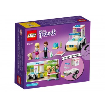 LEGO Friends Ασθενοφόρο Κλινικής Κατοικίδιων Ζώων 41694 5702017115153