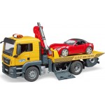 bruder MAN TGS TOW Travel Trucket Roadster Φορτηγό Οδικής Βοήθειας Με Αυτοκίνητο BR003750 4001702037505