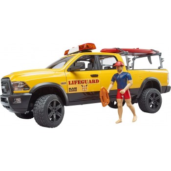 bruder Ram 2500 Power Wagon Lifeguard With Figure And Paddleboard BR002506 4001702025069