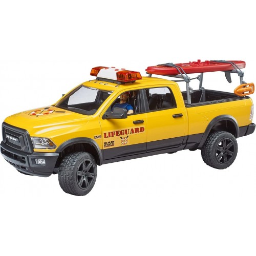 bruder Ram 2500 Power Wagon Lifeguard With Figure And Paddleboard BR002506 4001702025069
