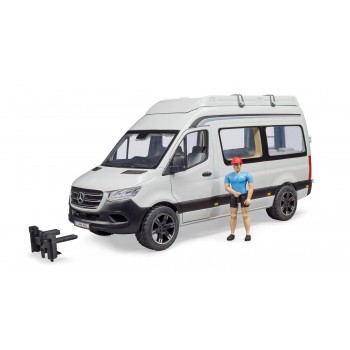 bruder Mercedes Benz Sprinter Camper Van With Driver And Accessories 2672 4001702026721