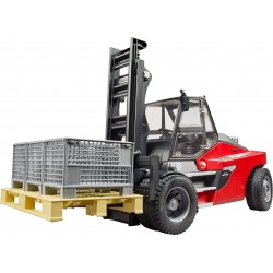 bruder Linde Ht160d Stacker With Pallet And Cages BR002513 4001702025137