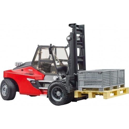 bruder Linde Ht160d Stacker With Pallet And Cages BR002513 4001702025137
