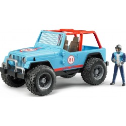 bruder Jeep Wrangler Cross Country Racer With Driver - Αυτοκίνητο Μπλέ Με Οδηγό BR002541 4001702025410