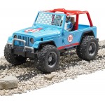 bruder Jeep Wrangler Cross Country Racer With Driver - Team Blue BR002541 4001702025410
