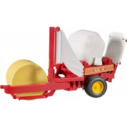 bruder Bale Wrapper With Ockery And Round Bale Δετικό Για Στρόγγυλες Μπάλες BR002122 4001702021221