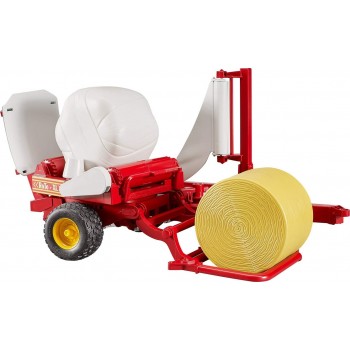 bruder Bale Wrapper With Ockery And Round Bale Δετικό Για Στρόγγυλες Μπάλες BR002122 4001702021221