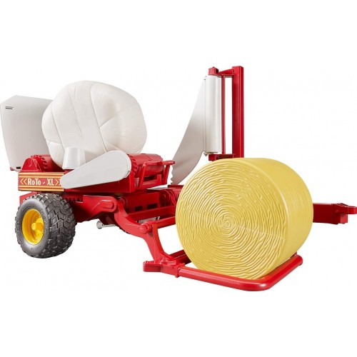 bruder Bale Wrapper With Ockery And Round Bale Δετικό Για Στρόγγυλες Μπάλες BR002122 4001702021221