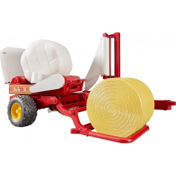bruder Bale Wrapper With Ockery And Round Bale Δετικό Για Στρόγγυλες Μπάλες BR002122 4001702021221