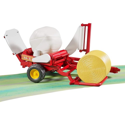 bruder Bale Wrapper With Ockery And Round Bale Δετικό Για Στρόγγυλες Μπάλες BR002122 4001702021221