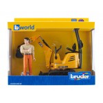 bruder Jcb 8010 Cts Micro Excavator With Figure 62002 4001702620028