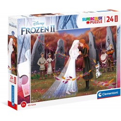 Clementoni Kids Puzzle Maxi Super Color Frozen 2 24 Pcs 1200-24217 8005125242177