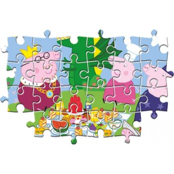 Clementoni Kids Puzzle Super Color Peppa Pig 2X20 Pcs 1200-24778 8005125247783