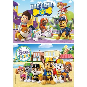 Clementoni Kids Puzzle Super Color Paw Patrol 2X20 Pcs 1200-24779 8005125247790
