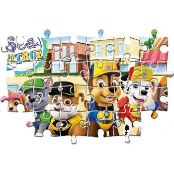 Clementoni Kids Puzzle Super Color Paw Patrol 2X20 Pcs 1200-24779 8005125247790