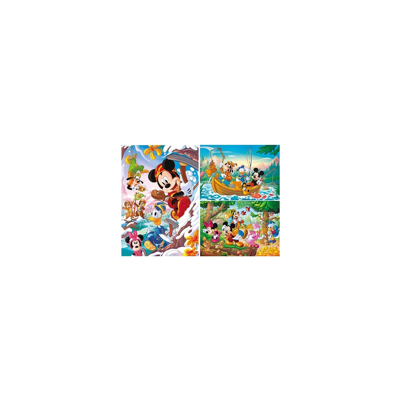 Clementoni Kids Puzzle Super Color Mickey And Friends 3X48 Pcs 1200 ...