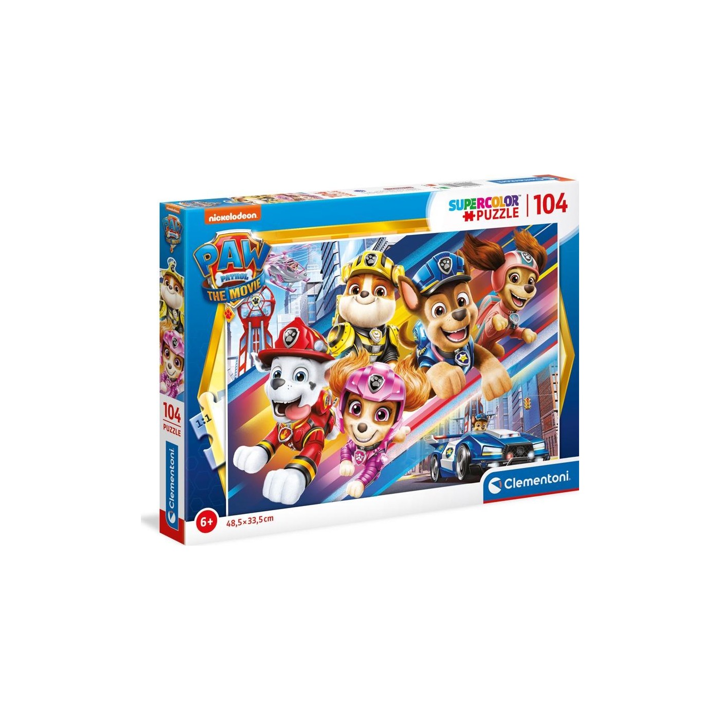 Clementoni Kids Puzzle Super Color Paw Patrol The Movie 104 Pcs 1210 ...