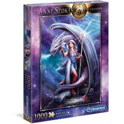 Clementoni Puzzle Anne Stokes Dragon Mage 1000 Pcs 1260-39525 8005125395255